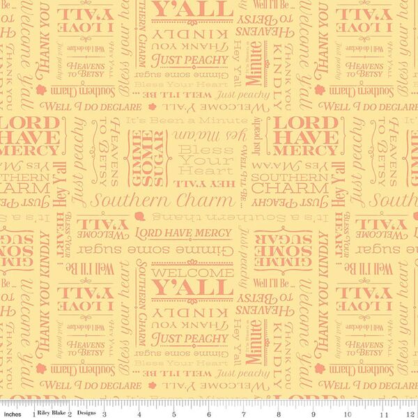 Text in Yellow