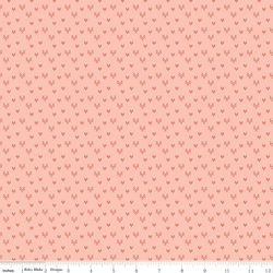 Cross Stitch Hearts in Pink