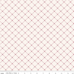 Squares in Dahlia Red