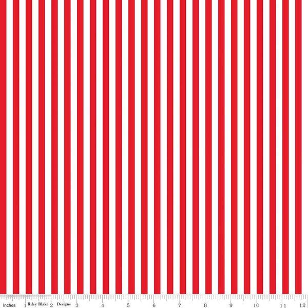 1/4" Stripe in Red