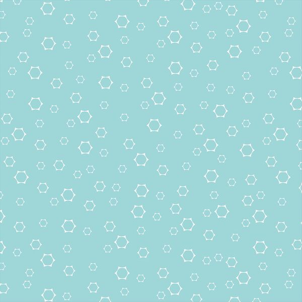 Starry Starry Night in Aqua Sky