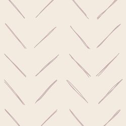 Large Chevron in Burnished Lilac on Egret