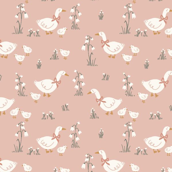 Flock in Powder Pink