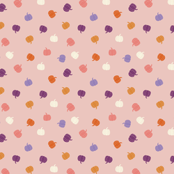 Pumpkin Polkadot in Pink Aster