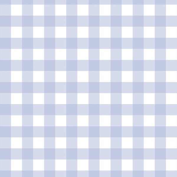 Spring Gingham in Gulf Blue