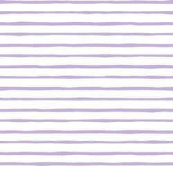 Artisan Stripe in Lilac on White
