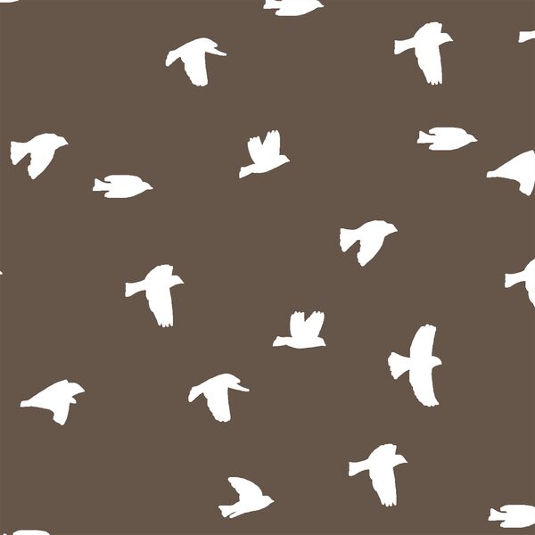 Flock Silhouette in Timber