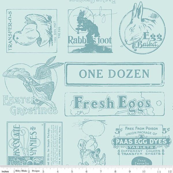 Easter Ads in Aqua