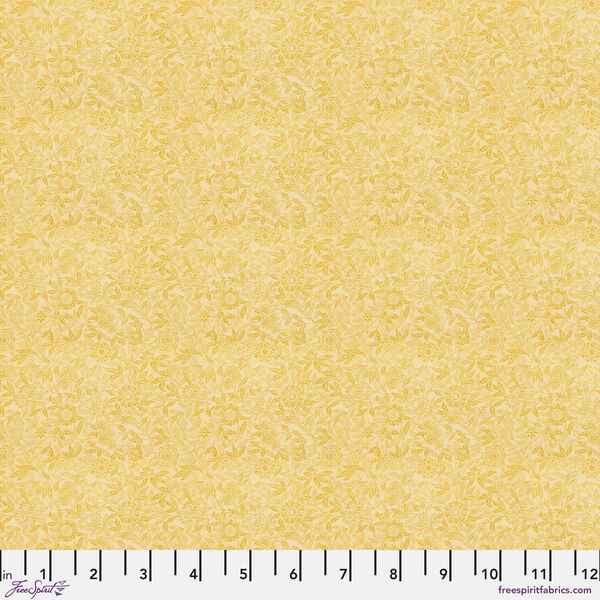 Tiny Print in Yellow