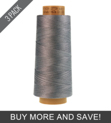 Flint Stone (9140-0342) - Silk Finish Cotton 40wt - 1600 Yards (3 Pack)