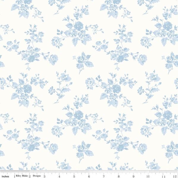 China Rose in Blue