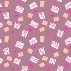 Letters to Santa in Sugared Plum