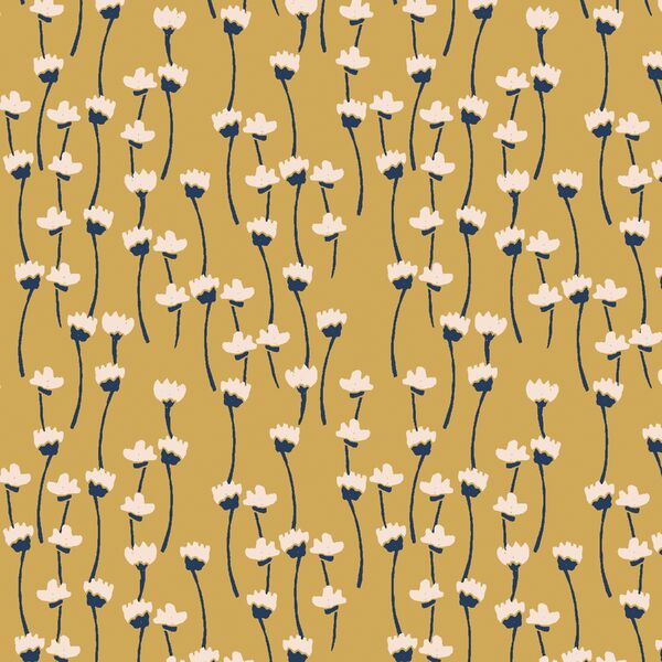 Lily Flowers in Golden Yellow