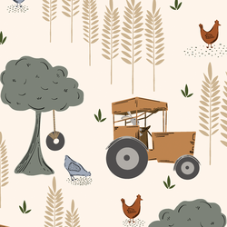 Large A Day's Work in Farmland