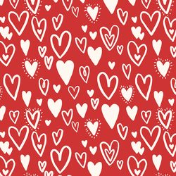Bursting Hearts in Red Hot