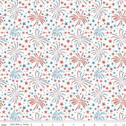 Fireworks in White