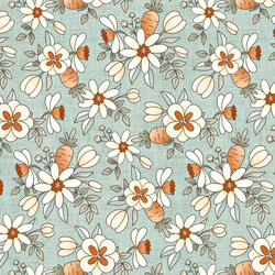 Farm Bouquet in Aqua