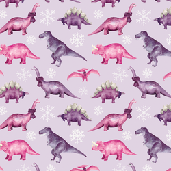 Christmas Dinos in Sugar Plum