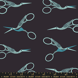 Stork Scissors in Soft Black