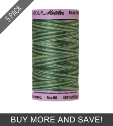 Spruce Pines (9085-9819) - Silk Finish Cotton Multi 50wt - 500 Yards (5 Pack)