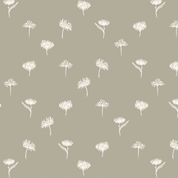 Diamond Floral in Olive