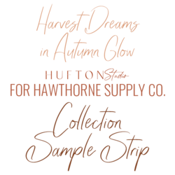 Harvest Dreams in Autumn Glow Sample Strip