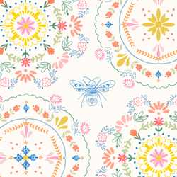 Flower Medallion in Delightful