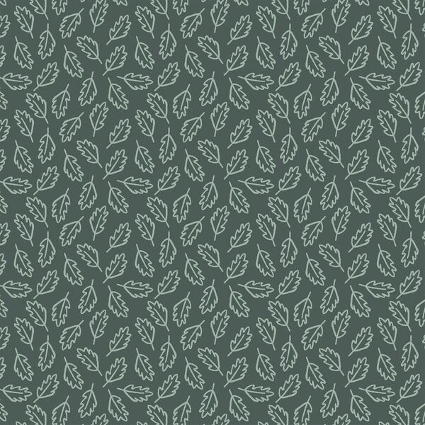 Leaves in Mint on Pine