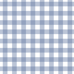 Gingham in Blueberry