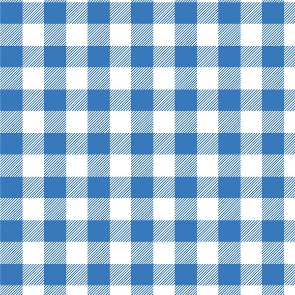 Medium Buffalo Plaid in Cerulean