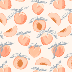 Large Peaches in Cream