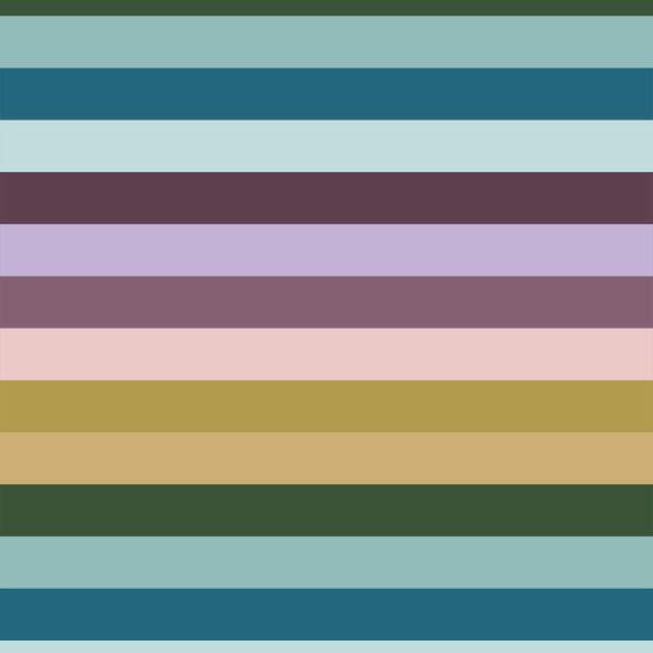 Look Lively Stripe in Painted Unicorns