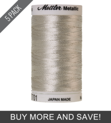 Silver (7643-2701) - Metallic - 656 Yards (5 Pack)
