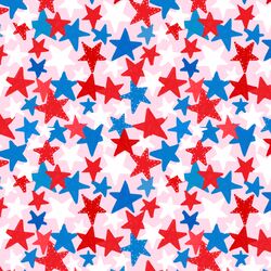 Patriotic Stars in Americana