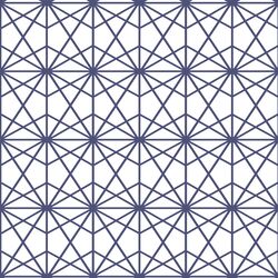 Terrarium in Indigo on White