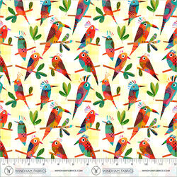Exotic Birds in Morning Light