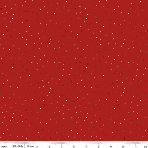 Dapple Dot in Barn Red