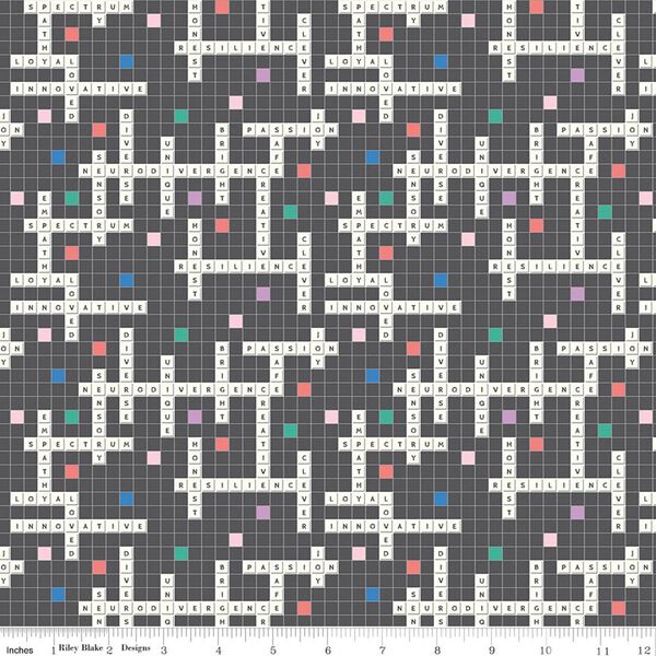 Crossword in Charcoal