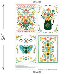 Dishtowel Panel in Multi