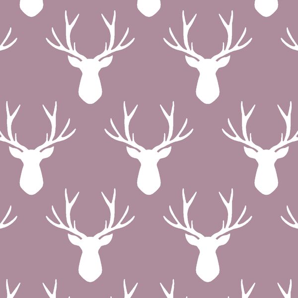 Stag Silhouette in Celestial