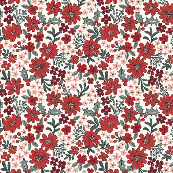 Christmas Floral in Merry