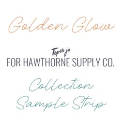 Golden Glow Sample Strip