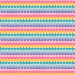 Small Mermaid Tail in Rainbow