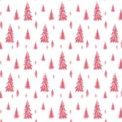 Snowy Pines in Passion
