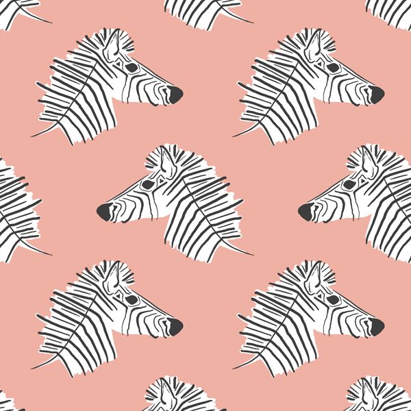 Burchell Zebra in Peony