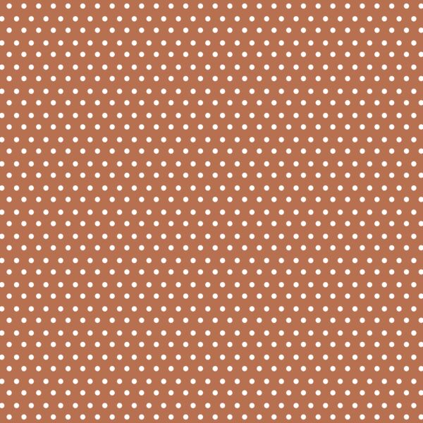 Polka Dots in Terracotta