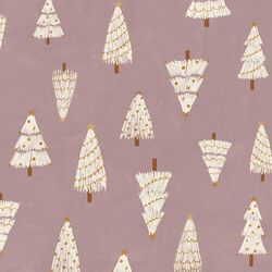 Christmas Trees in Brushed Dusty Lavender