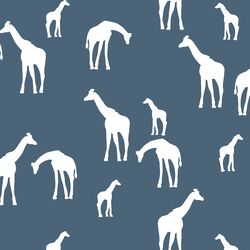 Giraffe Silhouette in Twilight