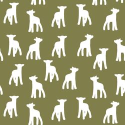 Lamb Silhouette in Jungle
