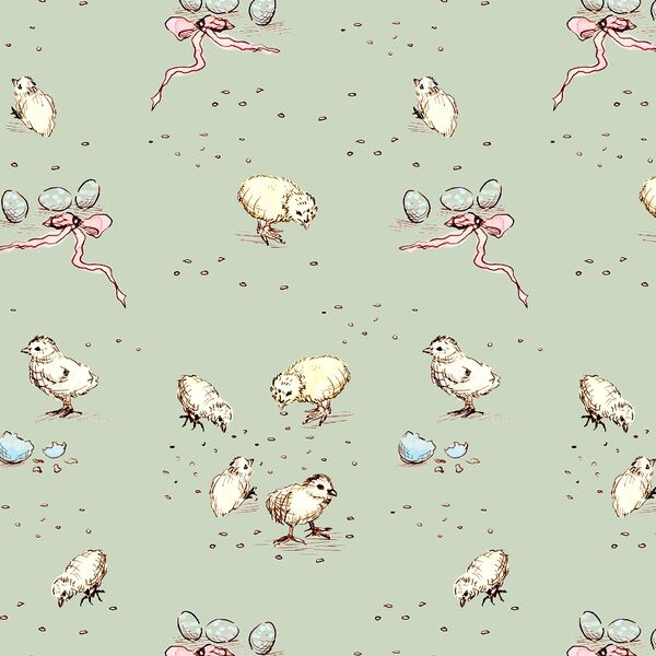 Sweet Chicks in Mint